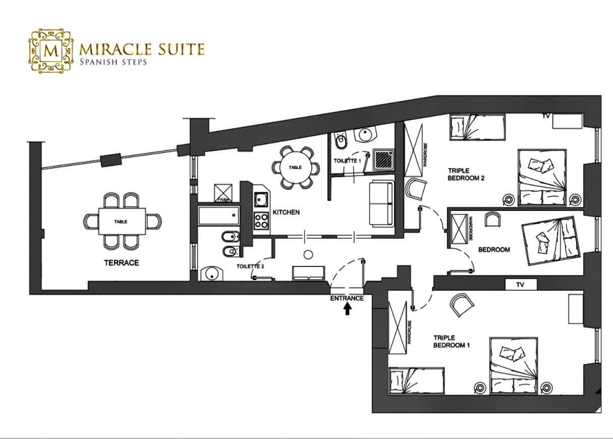 Spanish Steps Miracle Suite Rom Eksteriør billede